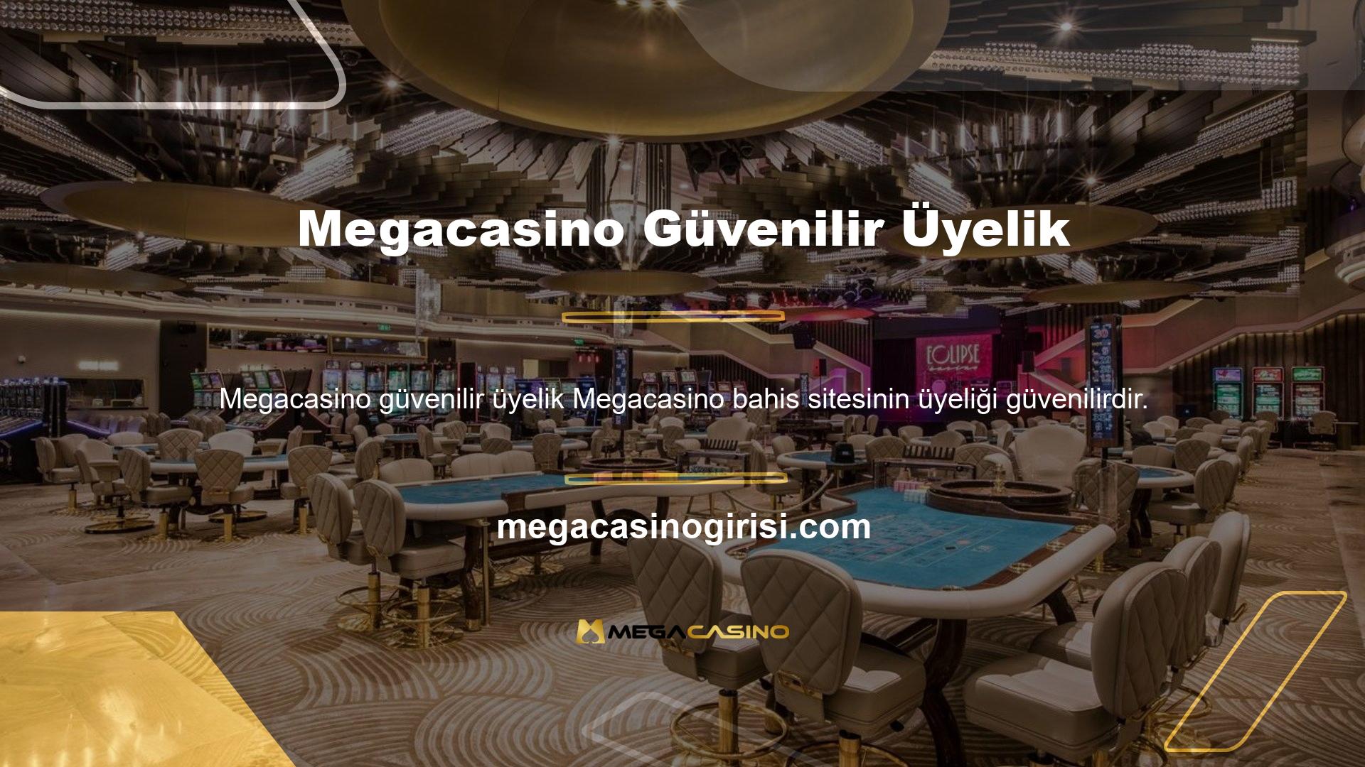 Tabii ki bir bahis sitesini Megacasino bahis sitesinin yer alan bölümünden ilginç bir başlangıç yapan detaylar